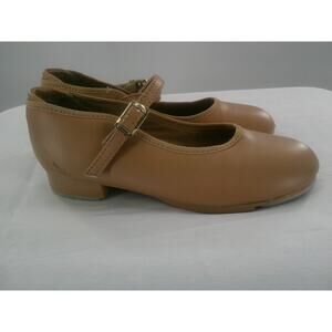 Dance Tap Shoes Theatricals T9415C Caramel 12.5M Kids Mary Jane Buckle Student